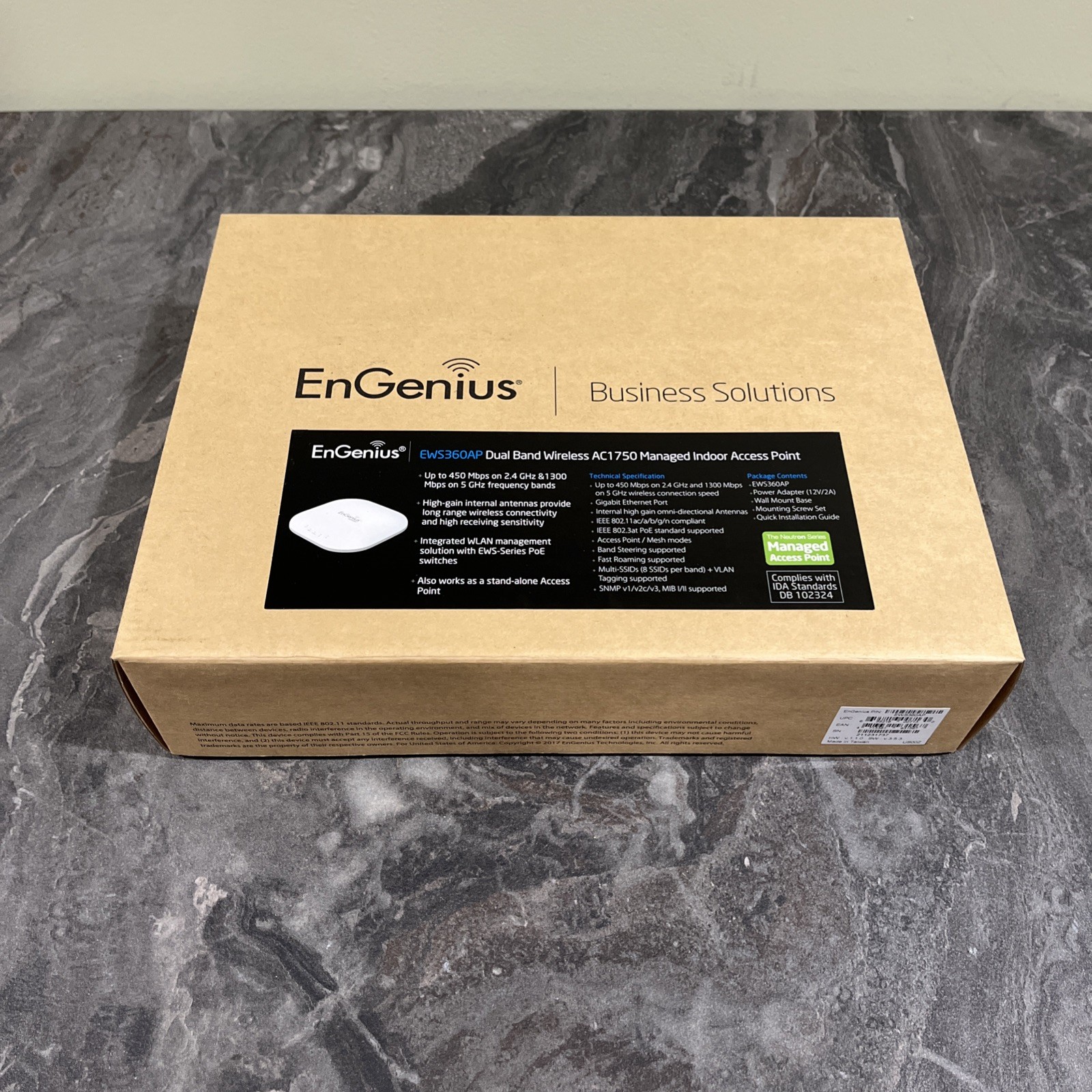 EnGenius EWS360AP 1300Mbps Wireless Access Point New Sealed