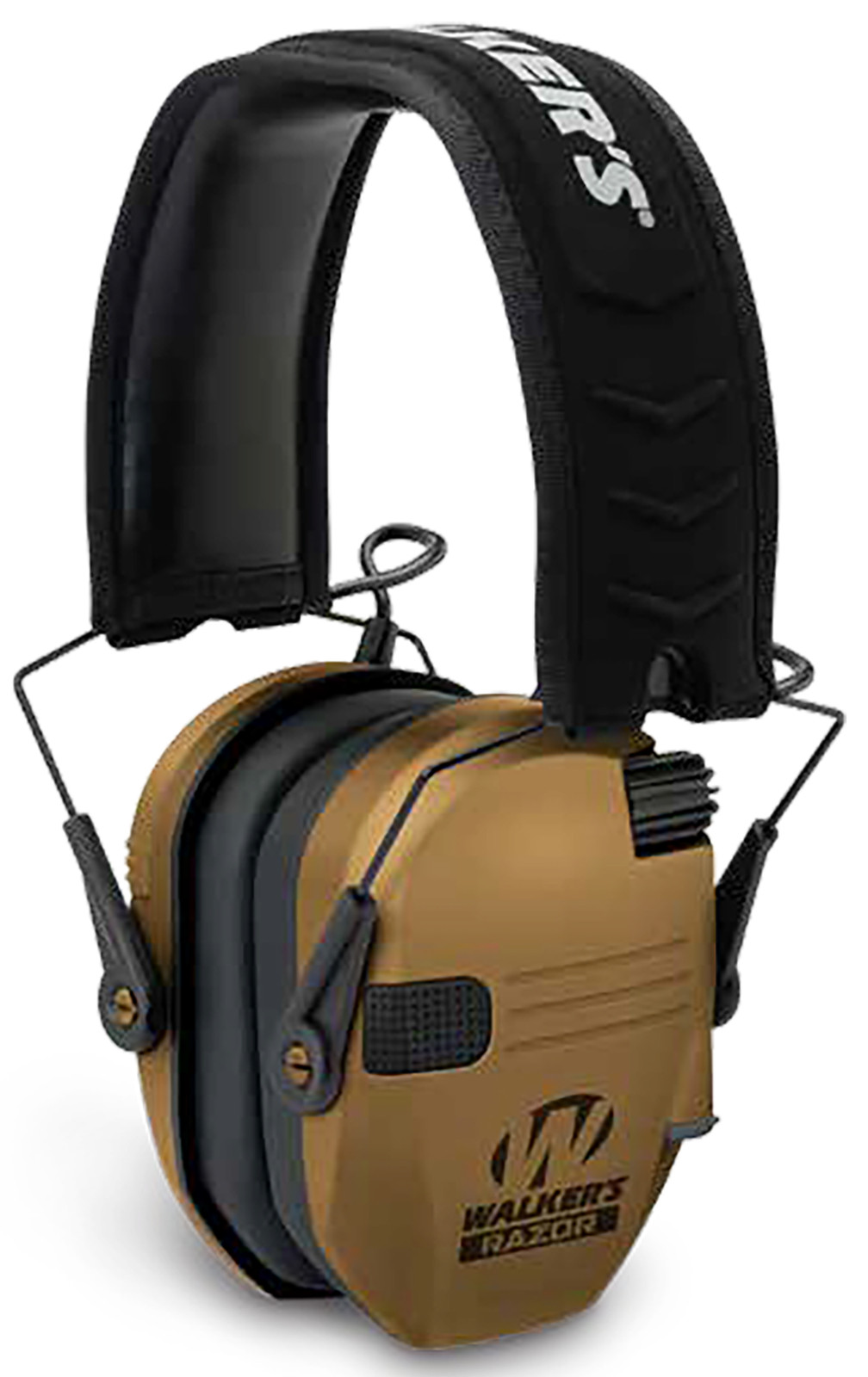 Walker's GWPRSEMBB Razor Slim Electronic Muff 23 dB Over Head Battle