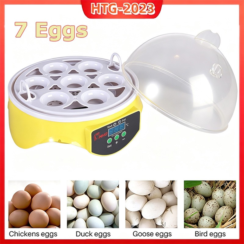 110V Egg Incubator Digital Automatic Hatcher Chicken Temperature Control  7 Eggs