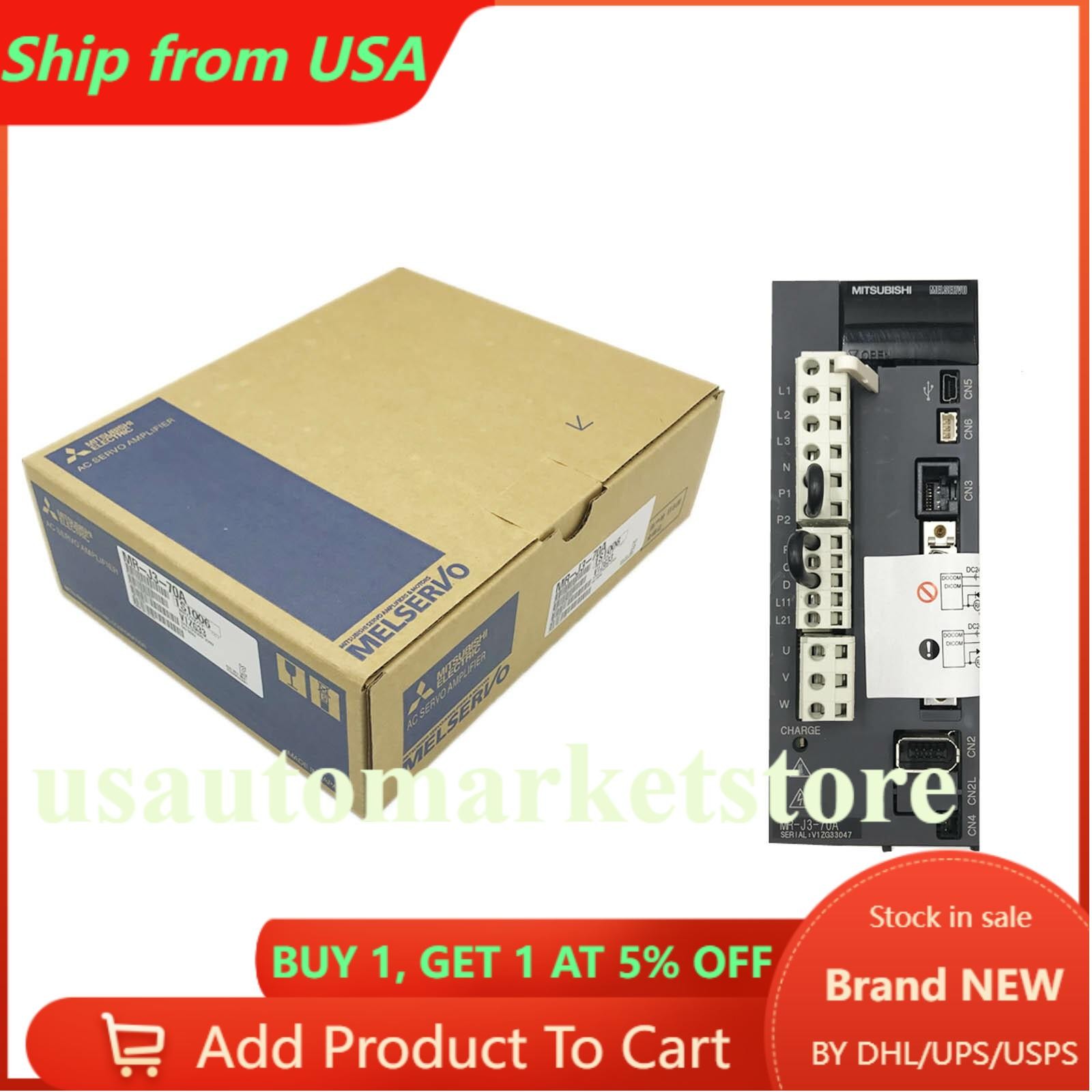 MITSUBISHI MR-J3-70A 750W AC Servo Amplifier New in Box NIB Free Ship