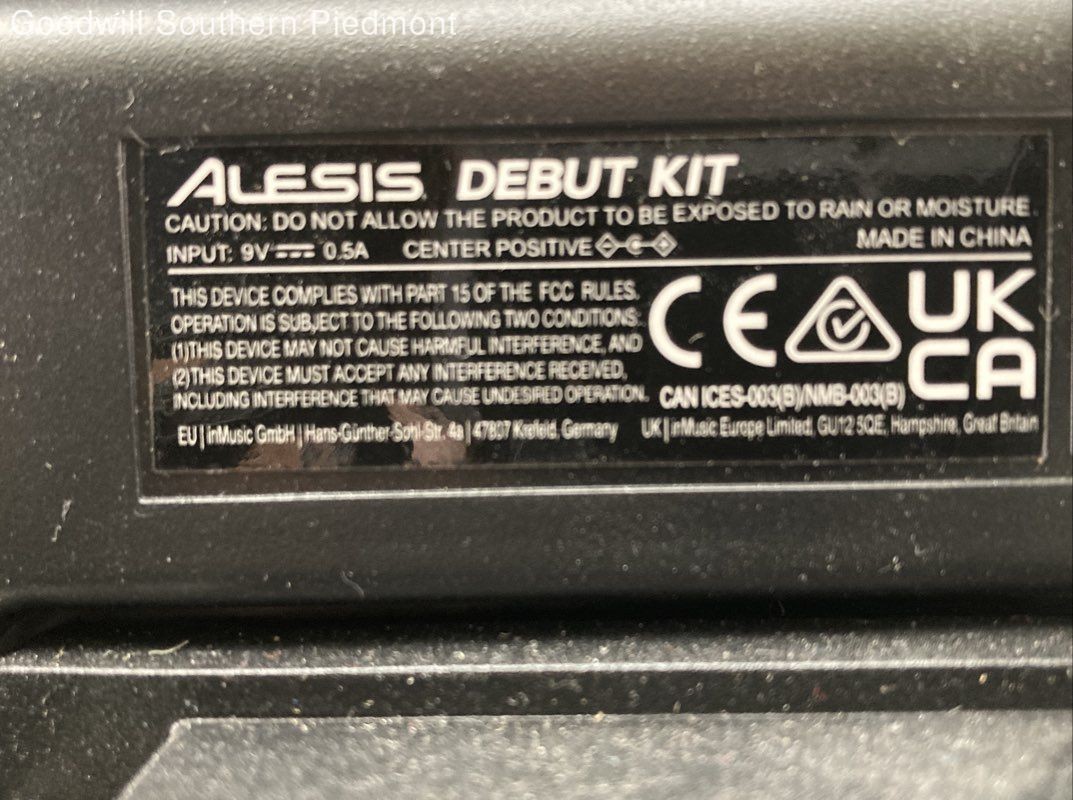 Alesis Debut Kit Children's Kid Starter Drum Kit - Tested