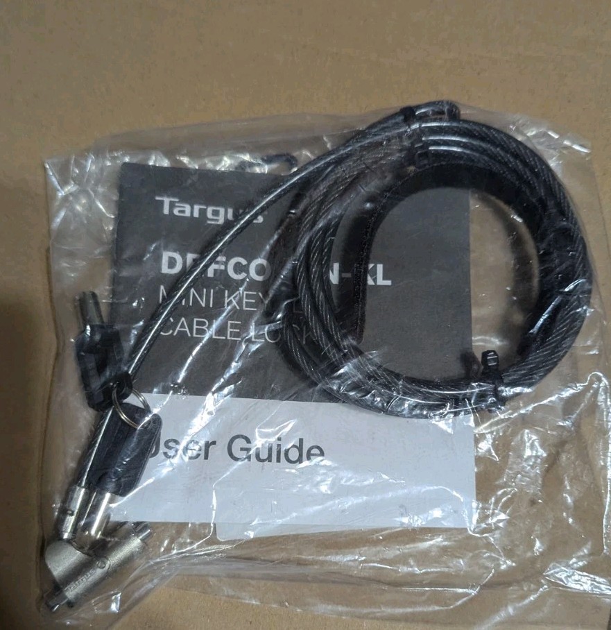 Targus DEFCON Trapezoid Keyed Cable Lock - ASP65GLX