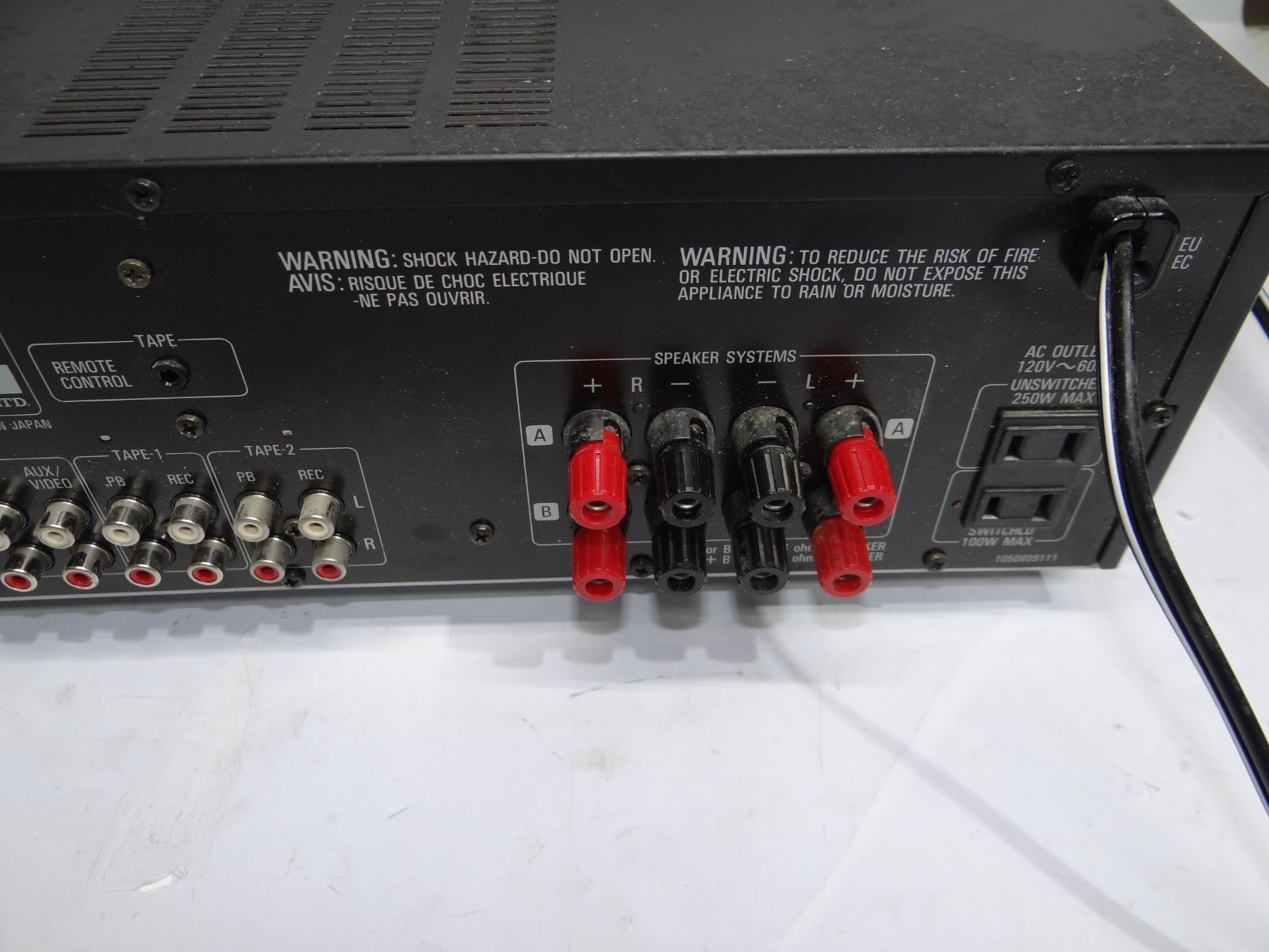 Denon DRA-425R Precision Audio Component AM FM Stereo Receiver Tested