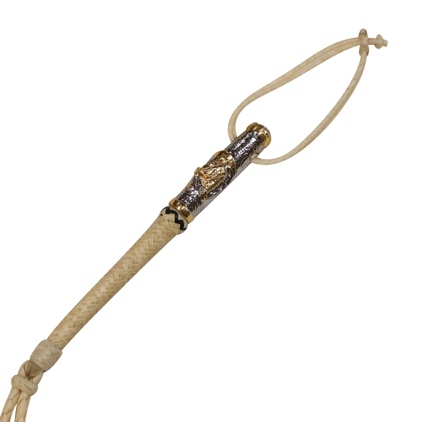 Fino Ferrul Caballo Leather Quirt Cuarta De Charro
