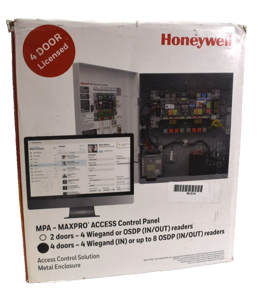 Honeywell MPA4MPSU Maxpro Access 4 Door Controller & Enclosure MPA-MAXPRO New