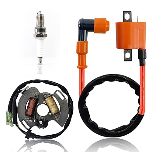 Ignition Coil Spark Plug CDI Box Voltage Regulator Rectifier Stator Kit For