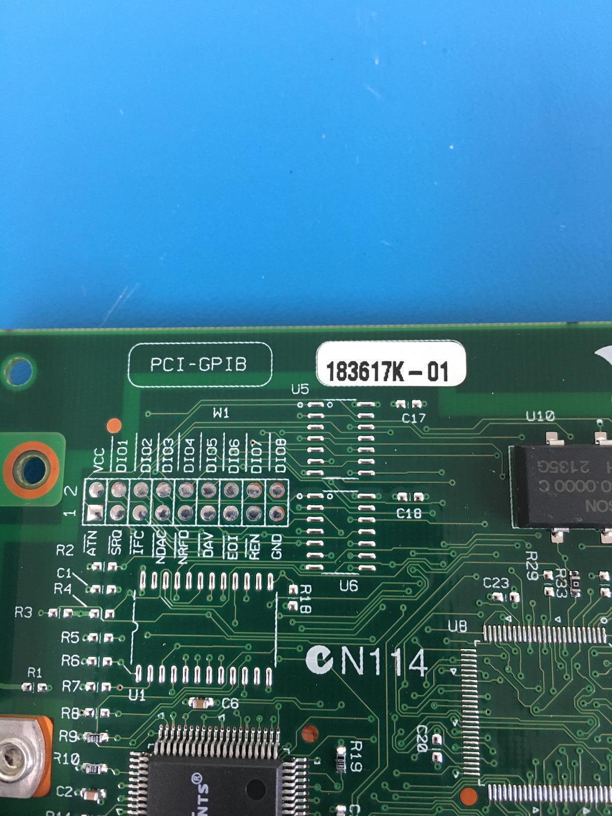NATIONAL INSTRUMENTS 183617K-01 INTERFACE ADAPTER CARD