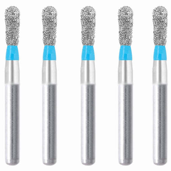 Pear 1.2 mm Dia Medium Grit Diamond Bur 5/Pack [1843-237.12M2]