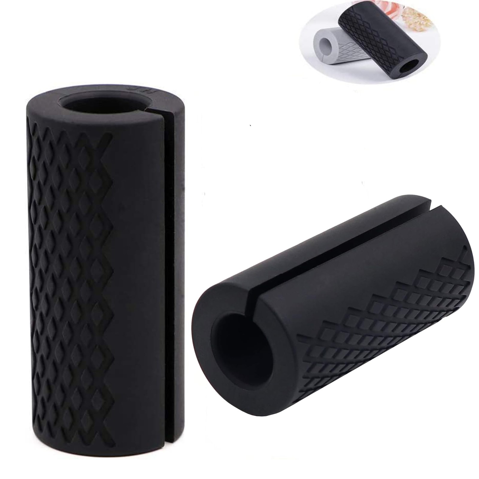 IADUMO Weight Bar Grips,Barbell Grip for Dumbbells,Thick Dumbbell Handles...
