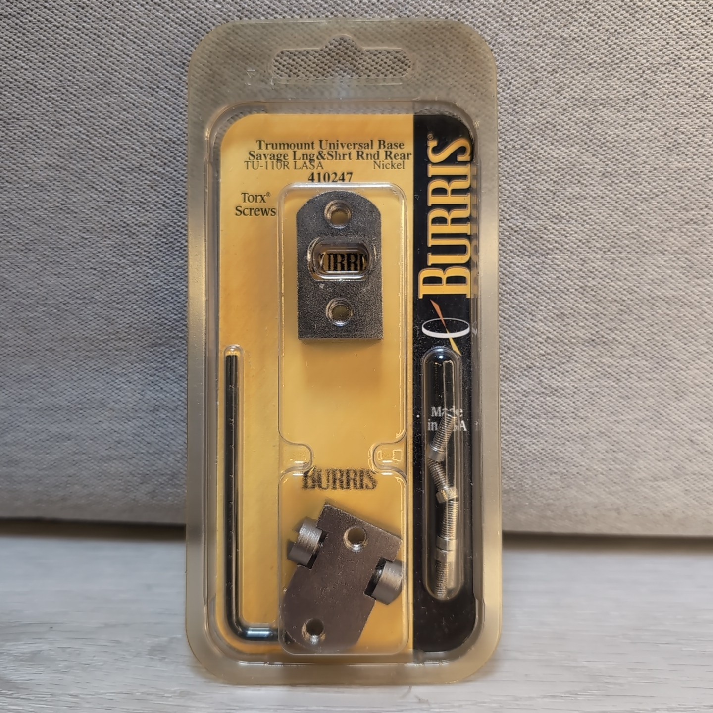 Burris Scope Base Trumount Universal 410247 Nickel Savage Long Short TU-110R