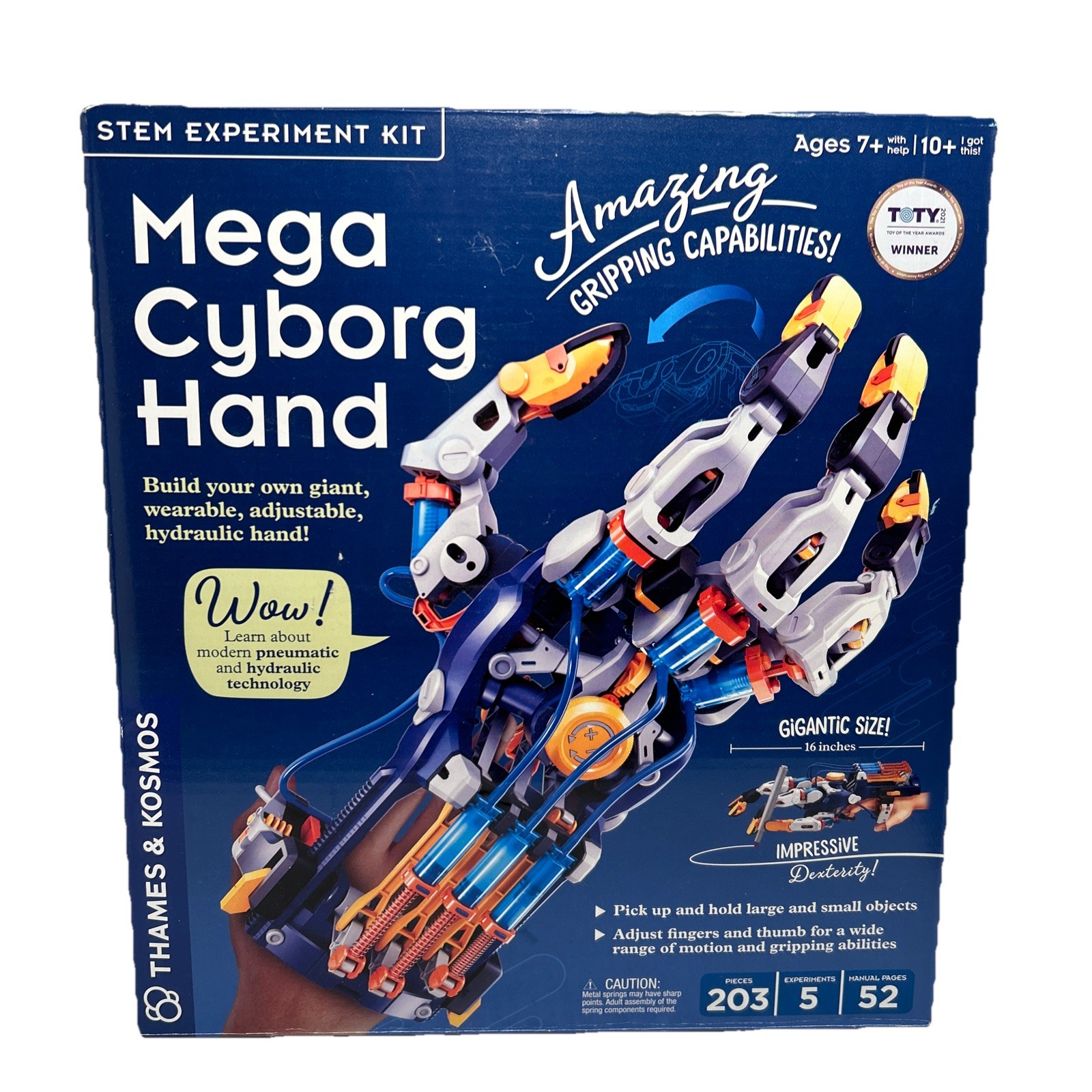 Thames & Kosmos 620501 Mega Cyborg Hand Kit - Multicolor