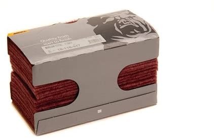 Mirka 18-118-447 25 pieces 4 1/2-Inch by 9Inch Very Fine Scuff Pads Red 360 grit