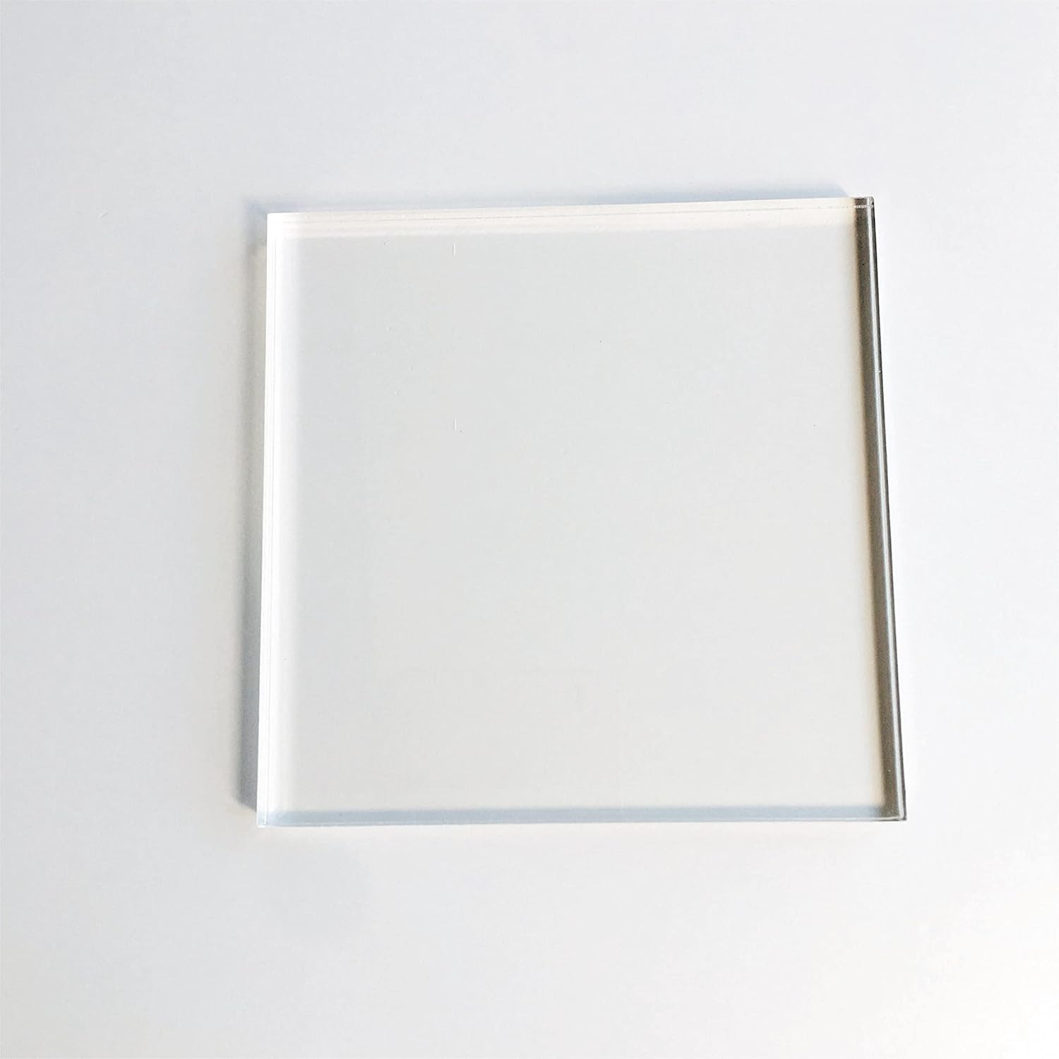 Coaster Template, Clear Acrylic Template, Woodworking Router Template (Square)