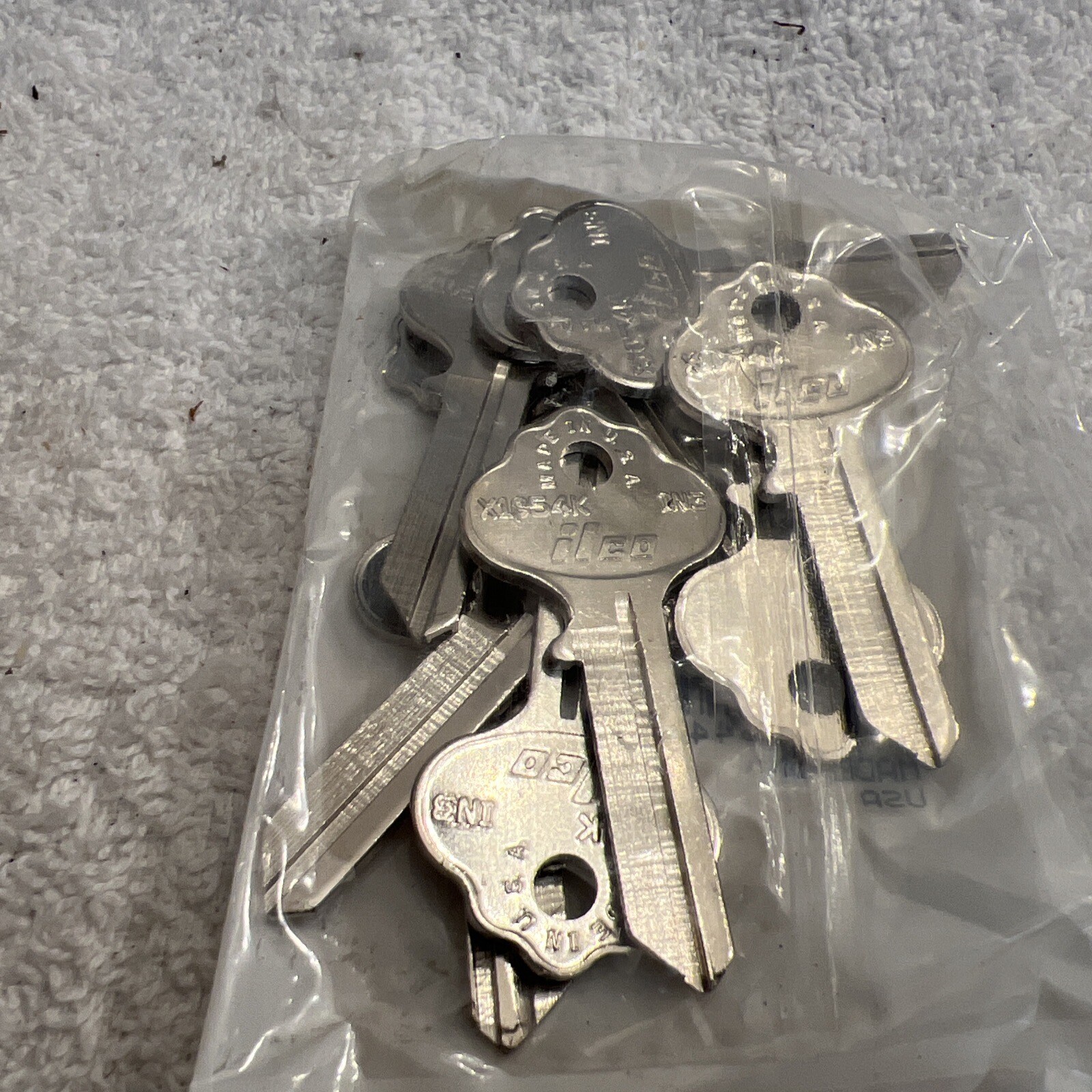 Lot Of 15 ilco In3 KEY BLANKS X1054k Locksmith Lock Shop Uncut