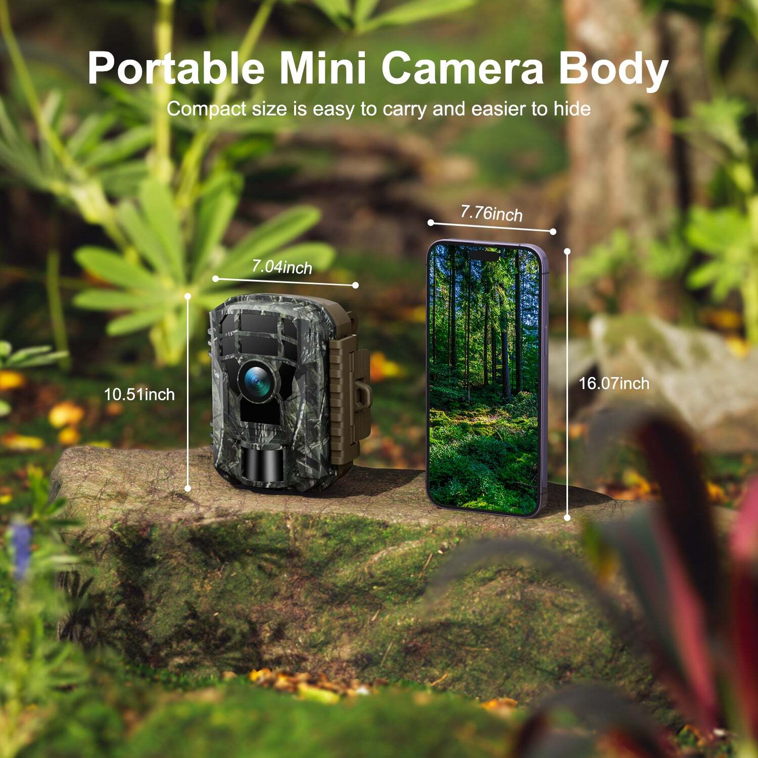 2Pack Mini Trail Camera 24MP 1080P Wildlife Scouting Hunting Cam Night Vision US