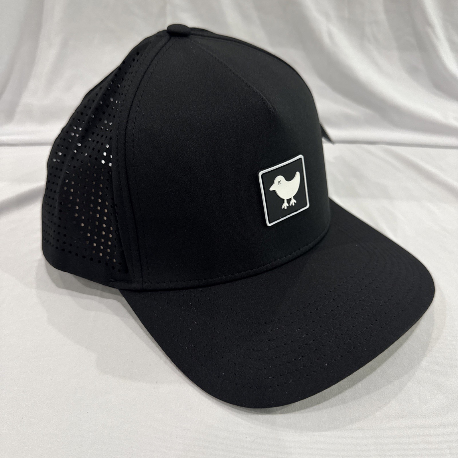 BAD BIRDIE “Block Hat” SnapBack Cap. Black And White. NWT
