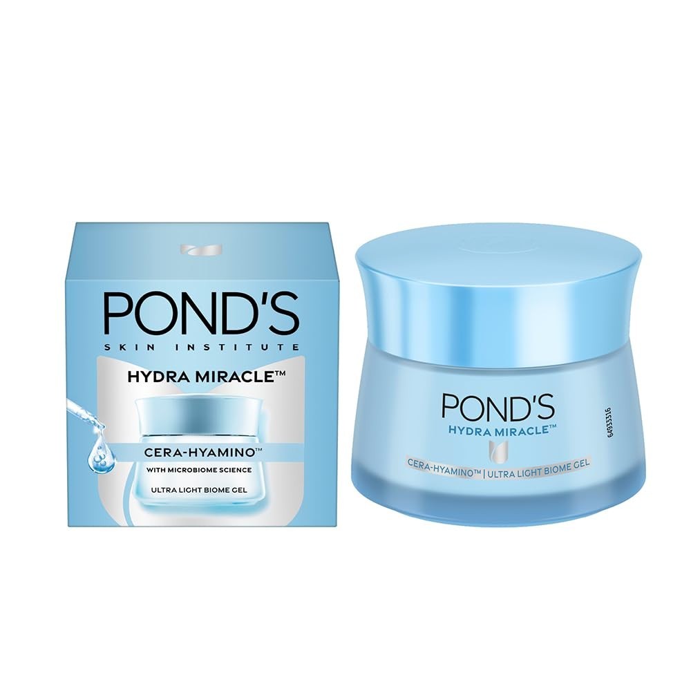 Pond's Ultra Light Biome Gel 50g 3X Skin Resilience For Plump Radiant Skin FS