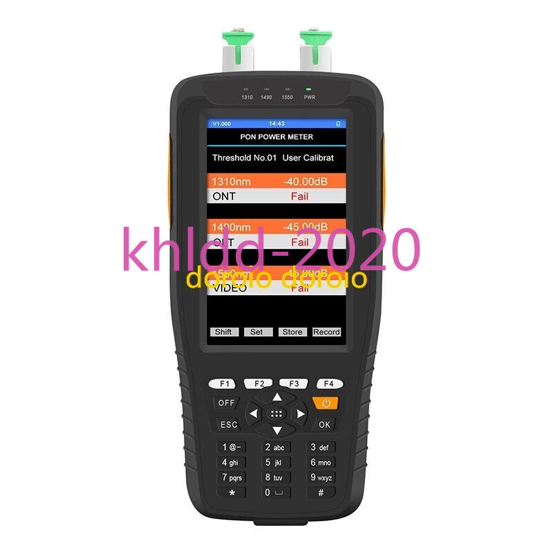 TM70B PON Fiber Optic Power Meter Wavelengths 1310/1490/1550nm Optic Fiber SJRS