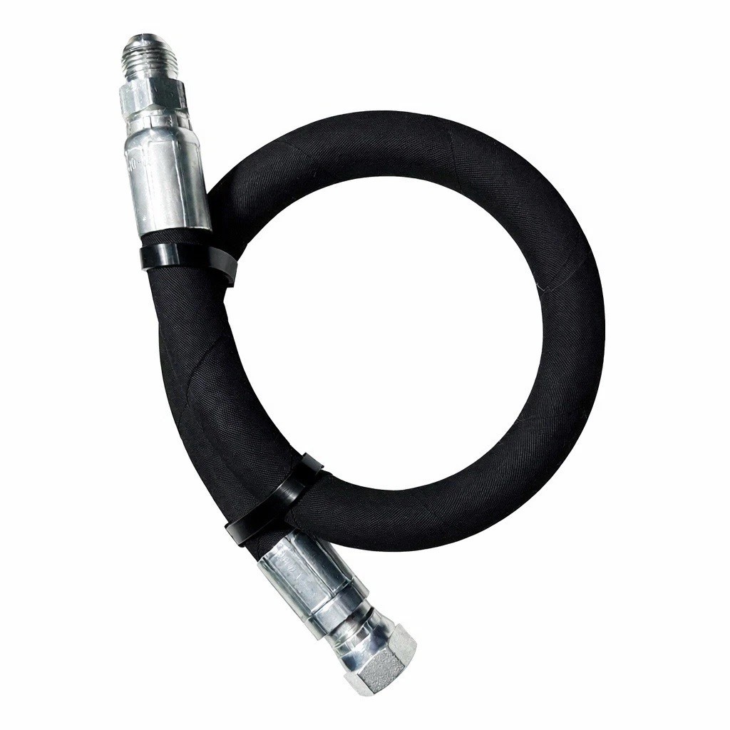 1/2" Hydraulic Hose Assembly - #8 Male JIC x #8 Female JIC Swivel Ends - 4000PSI