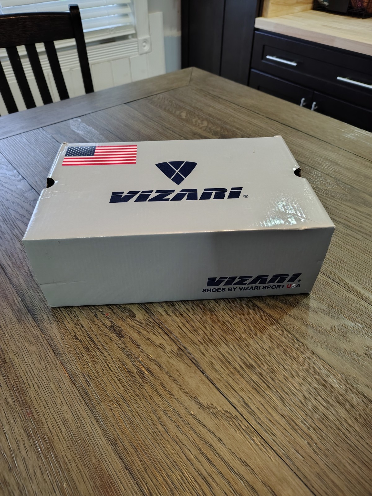 Vizari Men's Indoor Soccer Cleats, Size 12M. Black/White