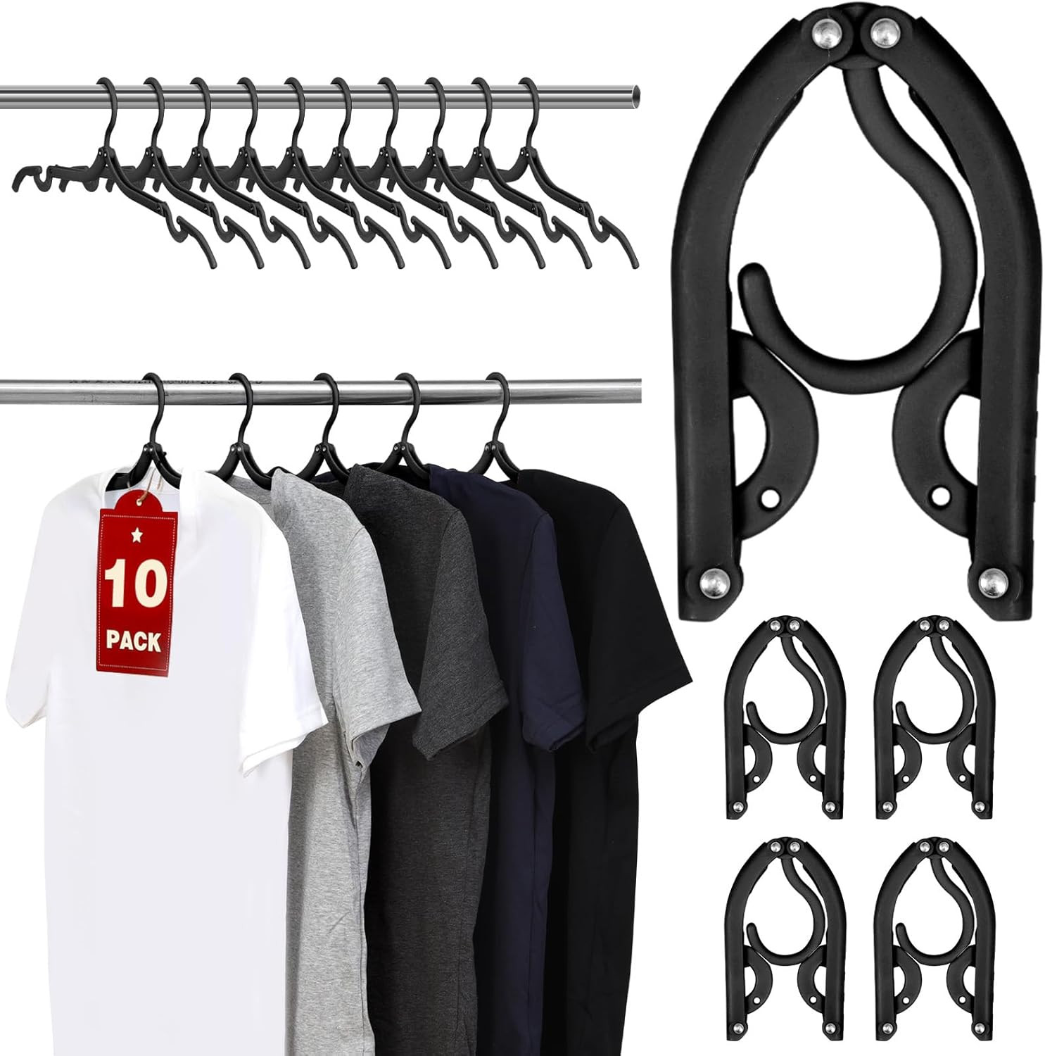 10 Pcs Travel Hangers, Cruise Ship Essentials Travel Essentials, Portable Cruise
