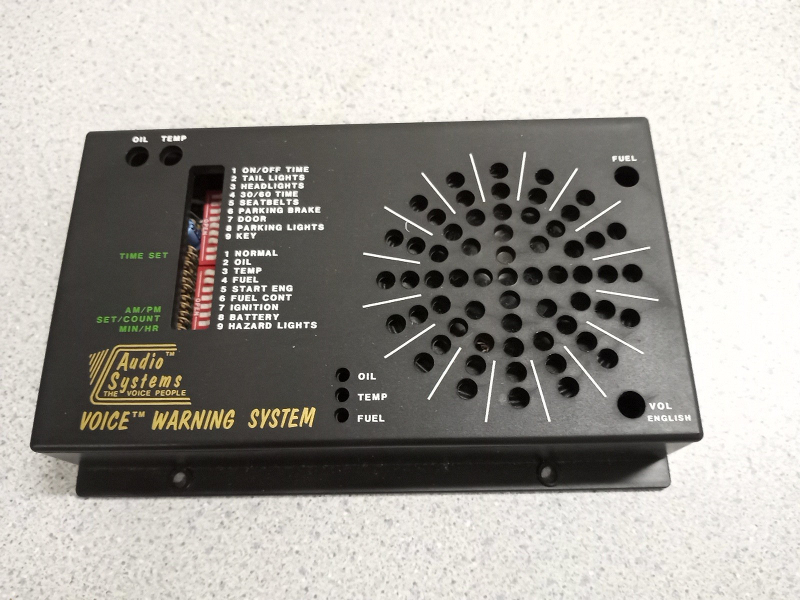 Vintage Audio Systems Inc. Audio Systems , Voice Warning System , Model: AS1310