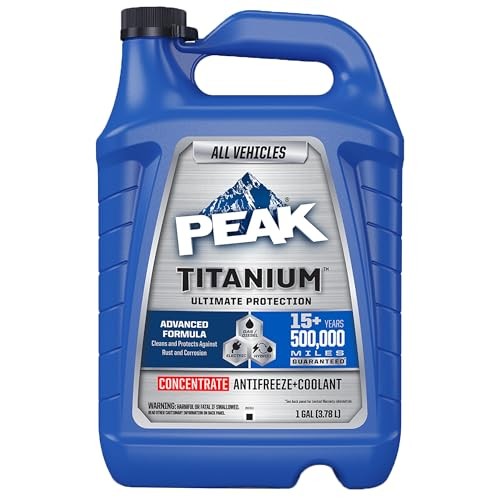 Titanium Prediluted Antifreeze and Coolant for All Engine Cooling Concentrate