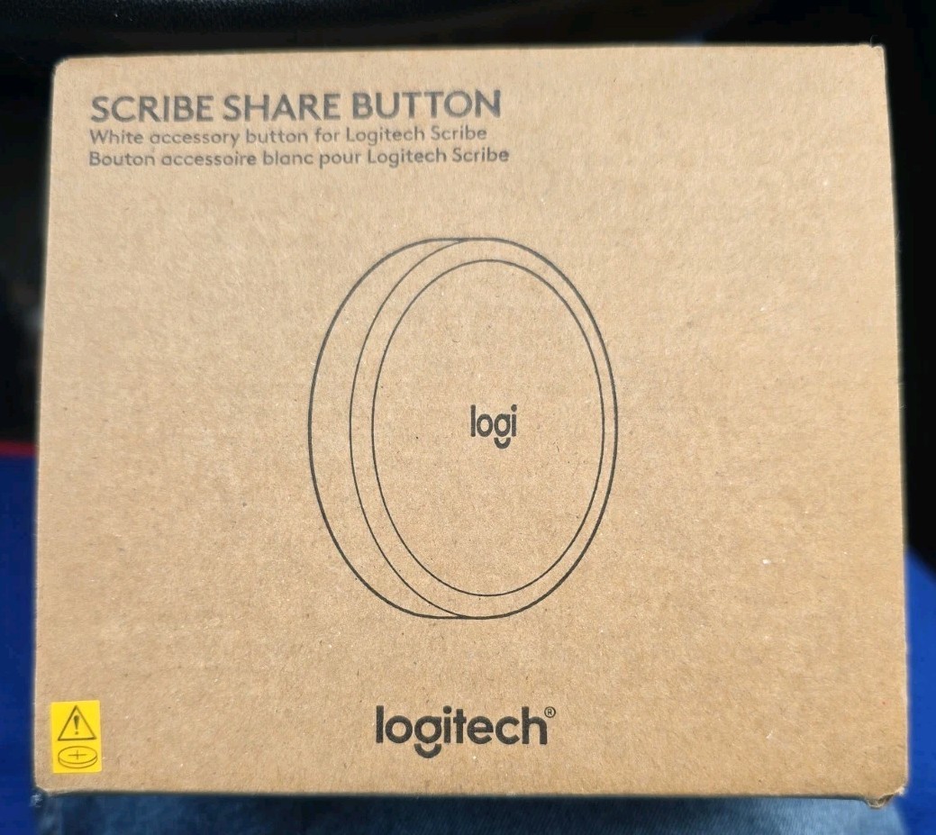 Logitech Scribe Share Button 952-000102 Off-White Whiteboard Accessory New