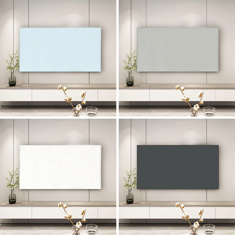 Solid Color Elastic Dustproof Indoor TV Monitor Slipcover Desktop Computer Cover