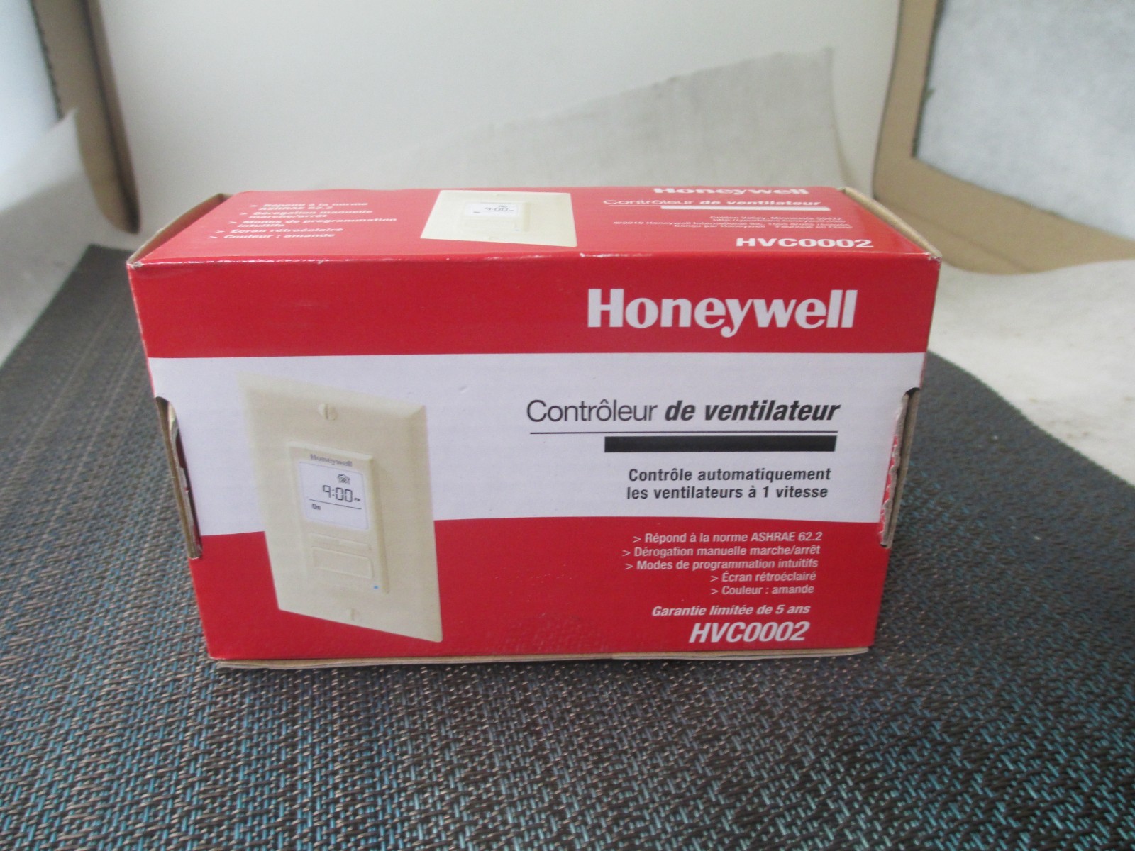 Honeywell HVC0002 Programmable Bath Fan Control NEW! Color Biscuit