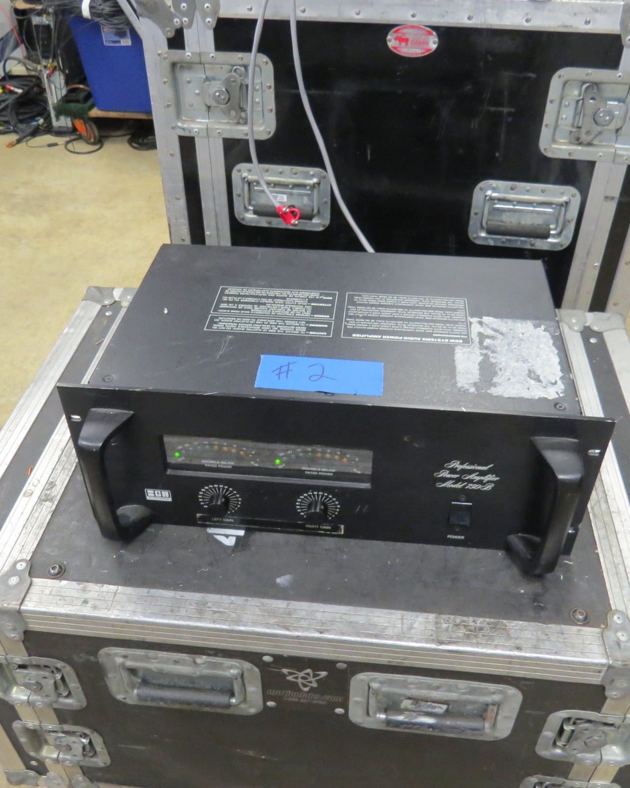 BGW 750B Stereo Power Amplifier TESTED