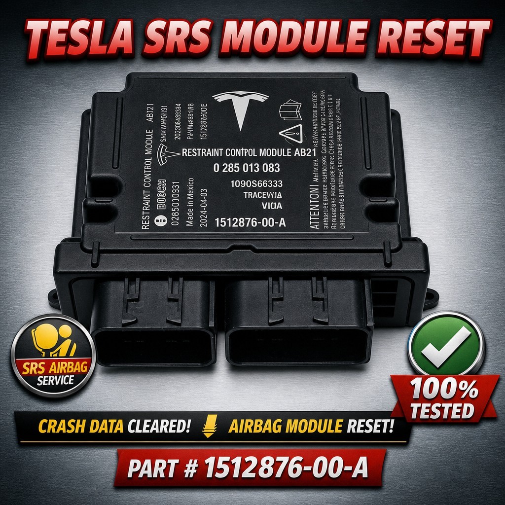 Tesla RCM Module Reset Service 1512876-00-A