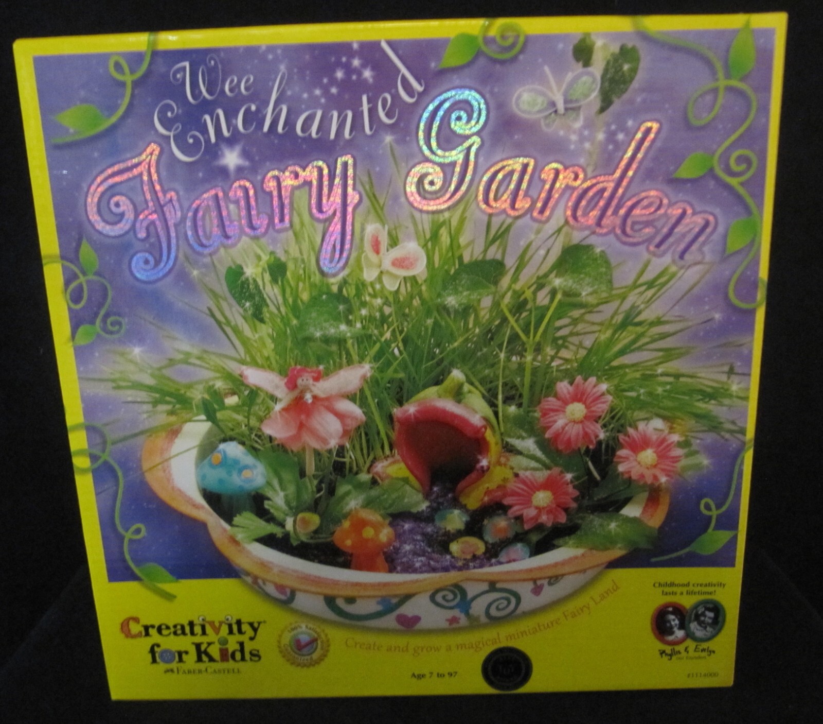 NIB Creativity for Kids Wee Enchanted Fairy Garden Indoor Garden Kit Crafts