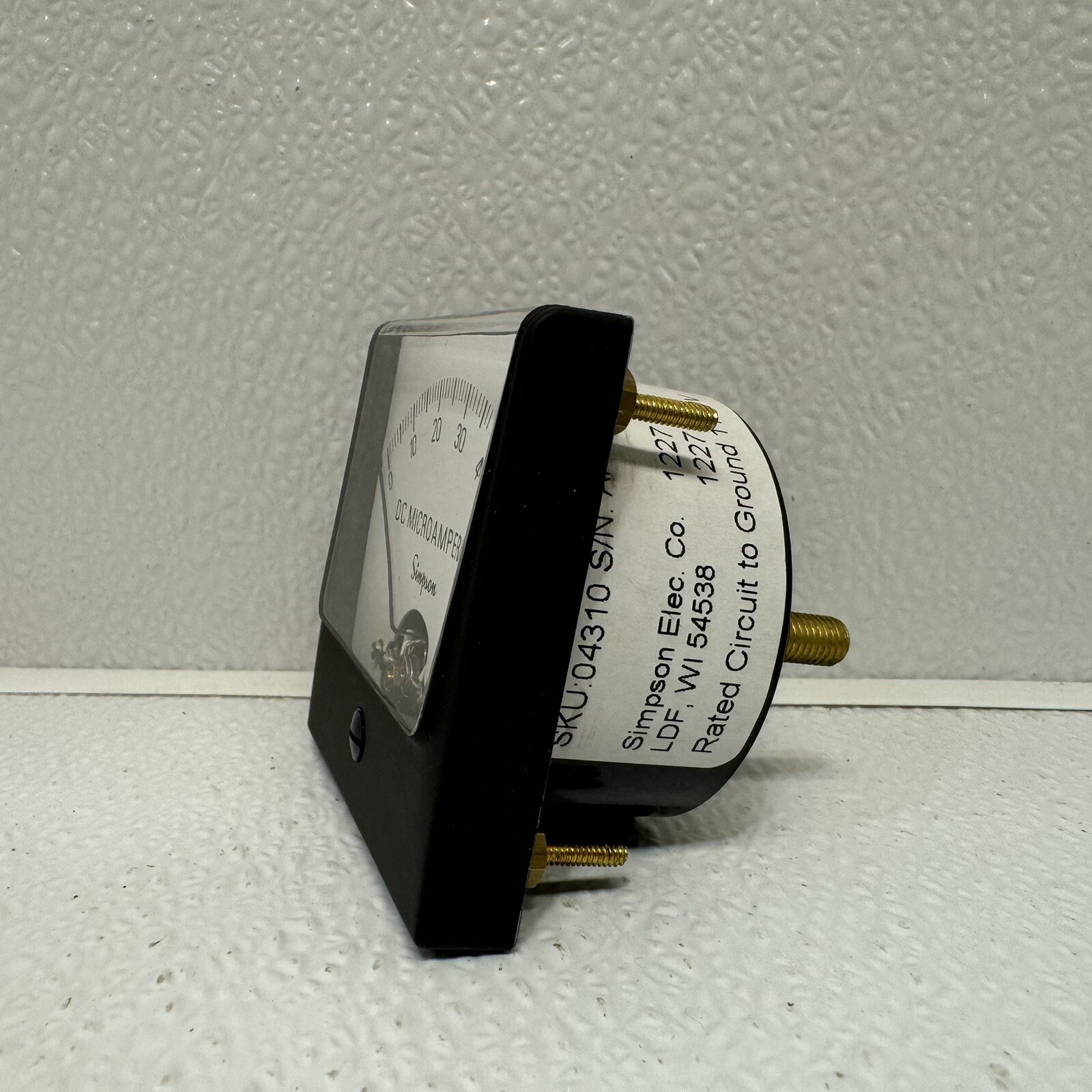 Simpson Analog Panel Meter 04310