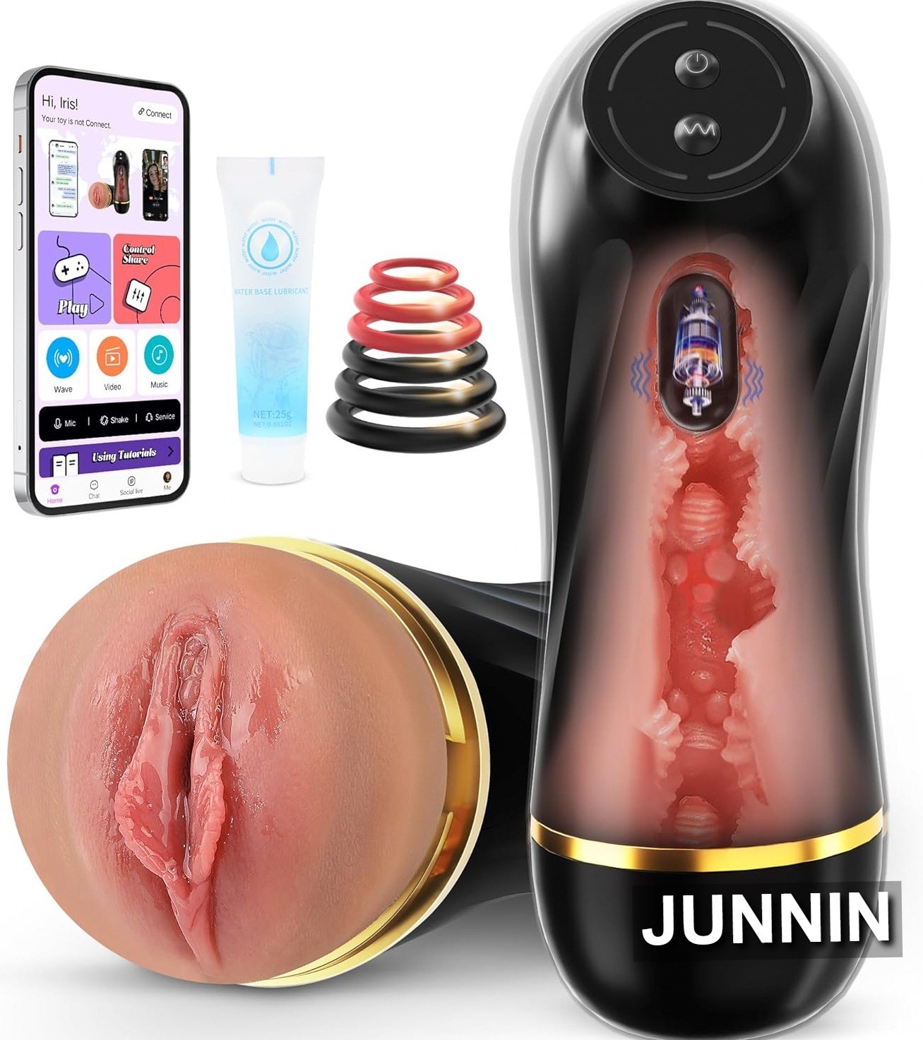 Realistic Hands Free Male Cup Silicone Pocket Pussy9 Stroker Adult Toys for Men