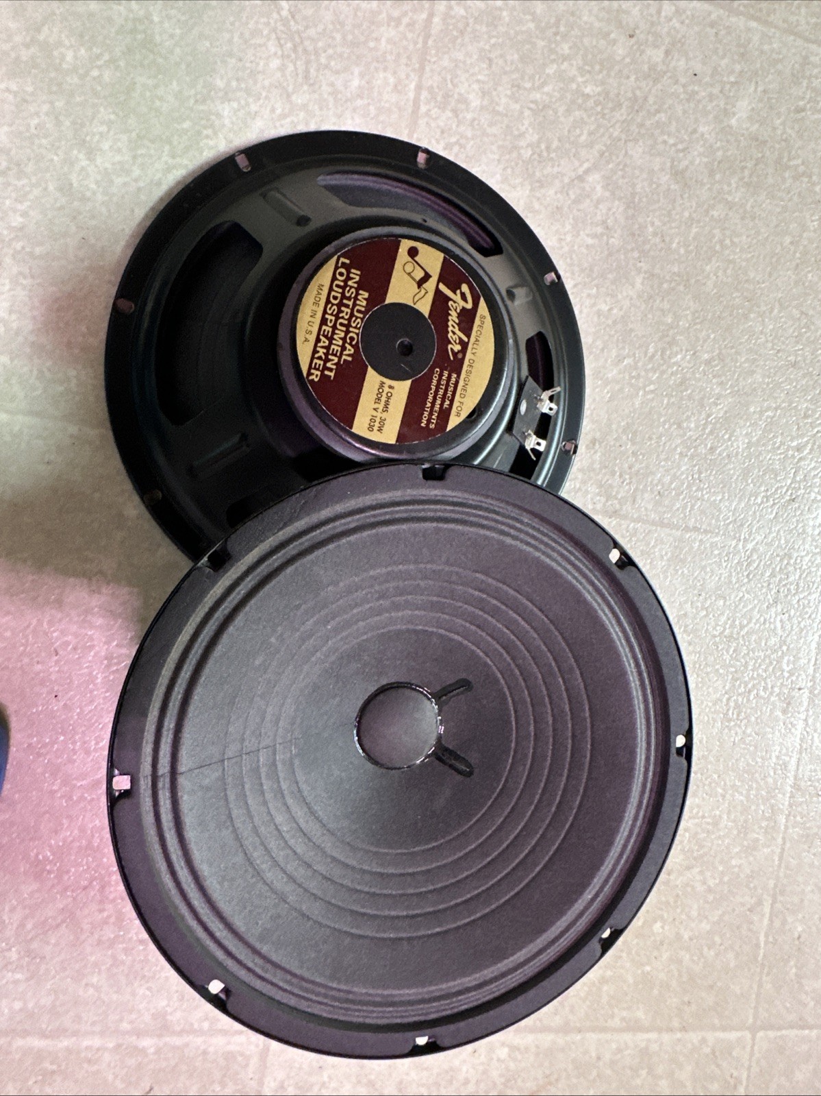 #2 Pair Of Fender 10” Musical Instrument Loudspeakers Speakers Model V 1030