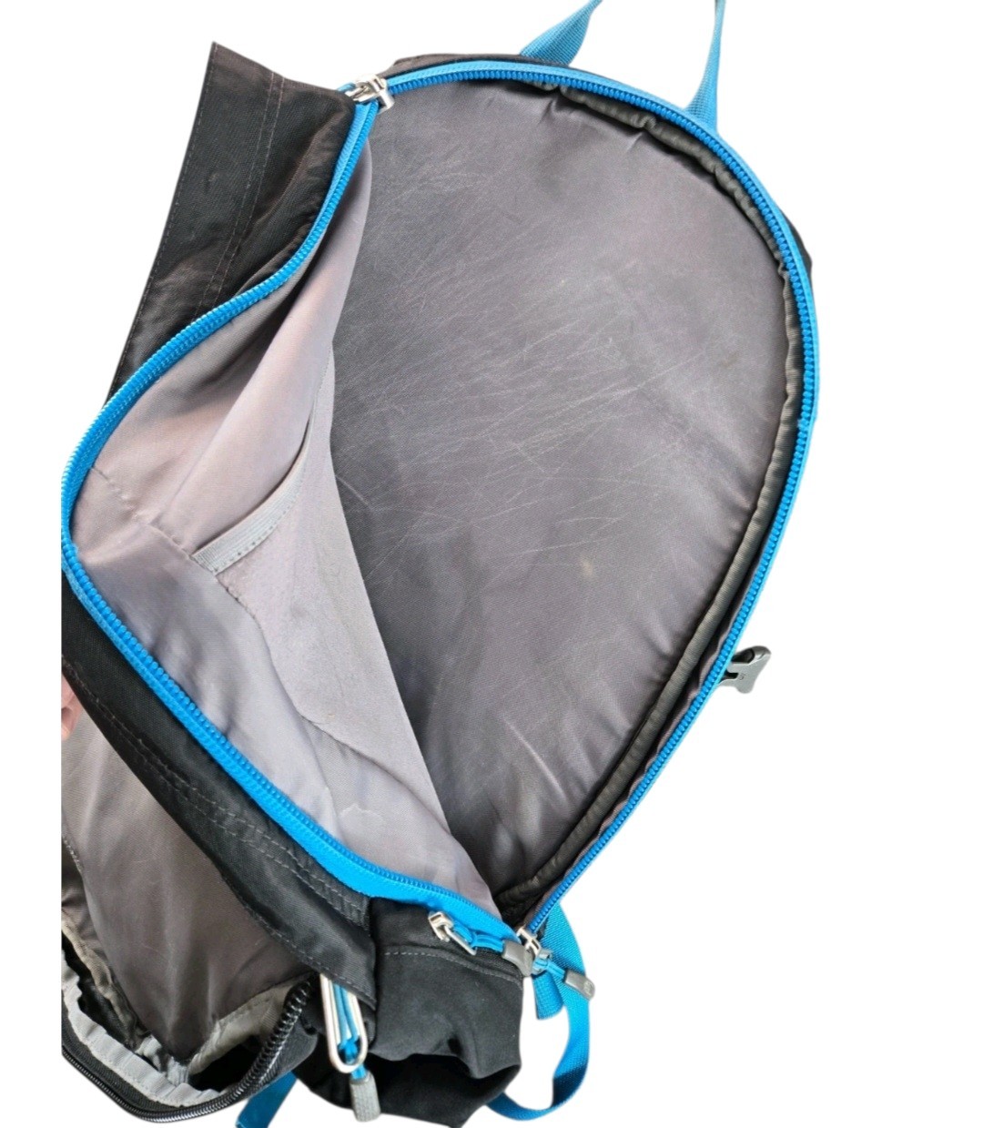 The North Face Surge II 27 Liter Backpack Black Blue Laptop Daypack Multi-Pocket
