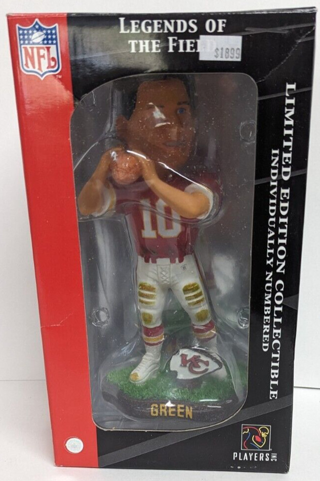 NFL Legends of the Field Kansas City Chiefs Trent Green #D Bobblehead