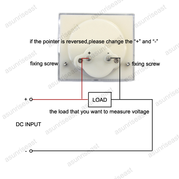 1 × DC 500V Analog Panel Volt Voltage Meter Voltmeter Gauge 85C1 White 0-500V DC