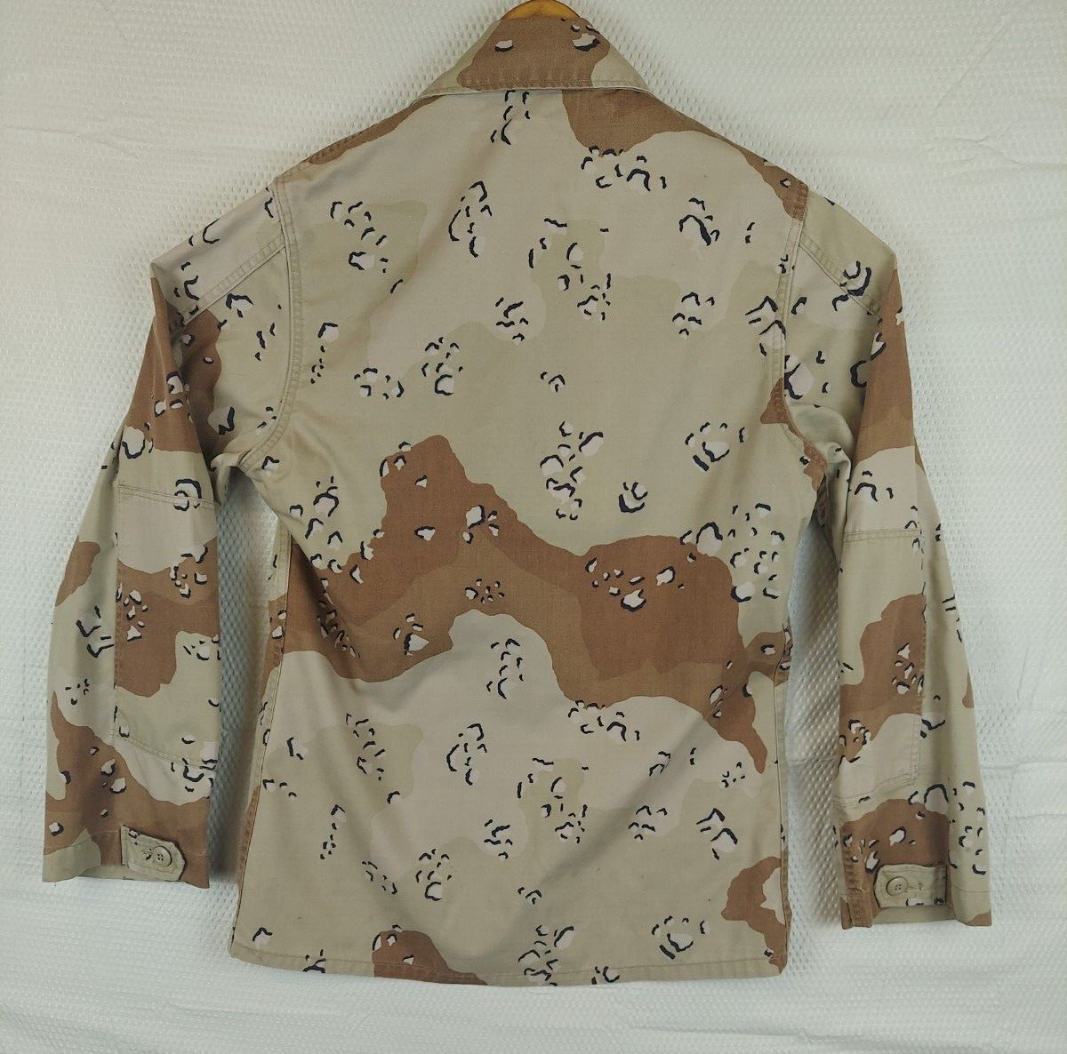 US Army Desert Chocolate Chip 5 Color Camo Coat Jacket Small Regular