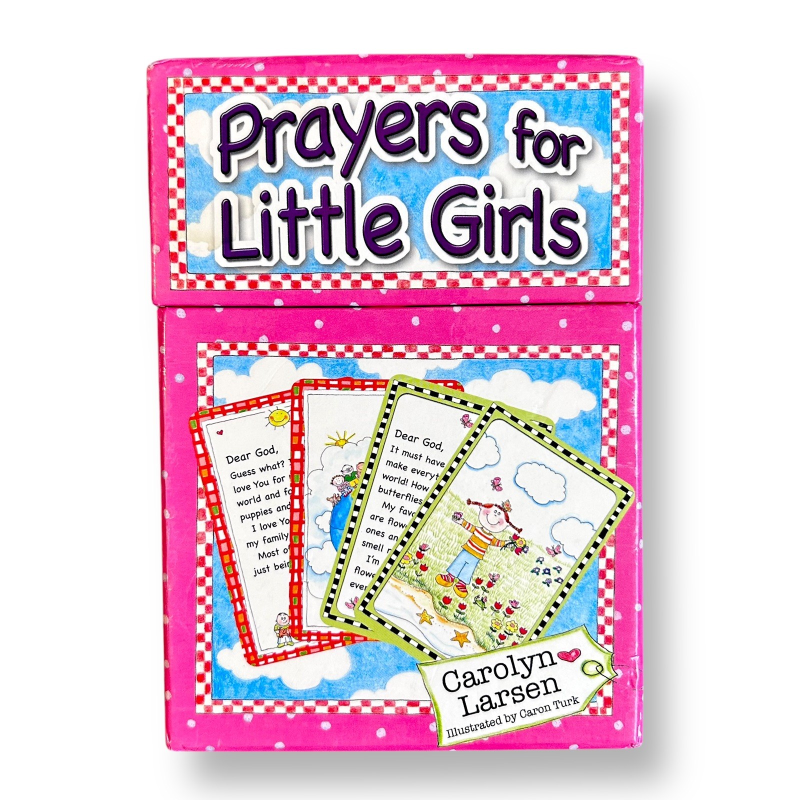 NEW! Prayers for Little Girls Devotional Cards Boxed Set, Ages 3-6 Years