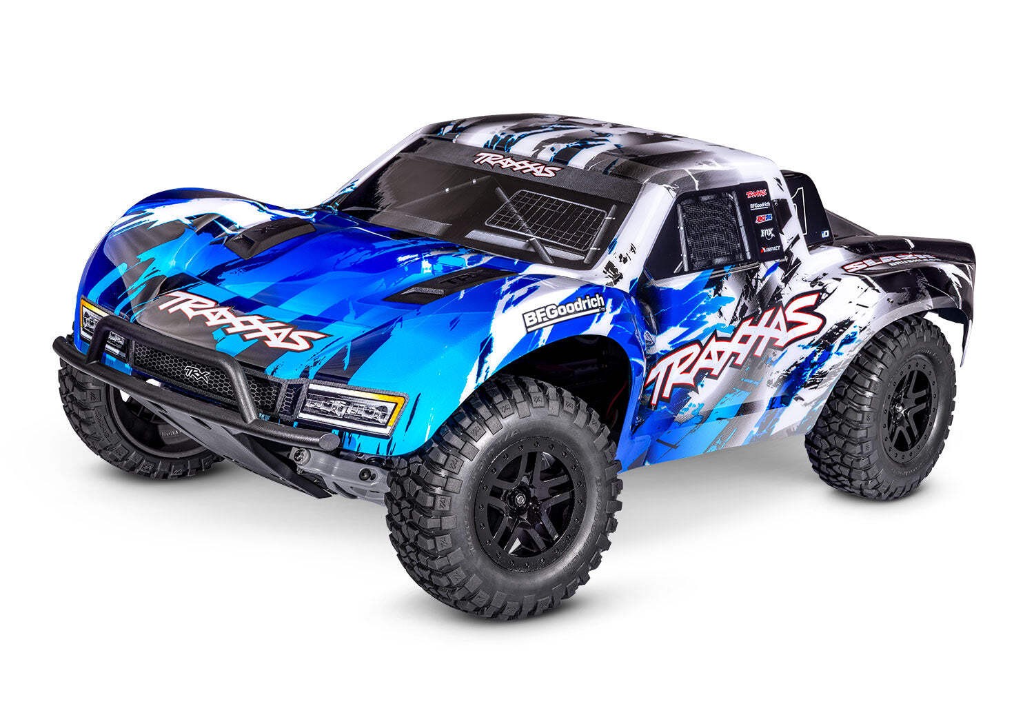 Traxxas 58434-4 BLUE Slash 2WD VX3 Brushless HD 1/10 Scale Short Course Truck LC