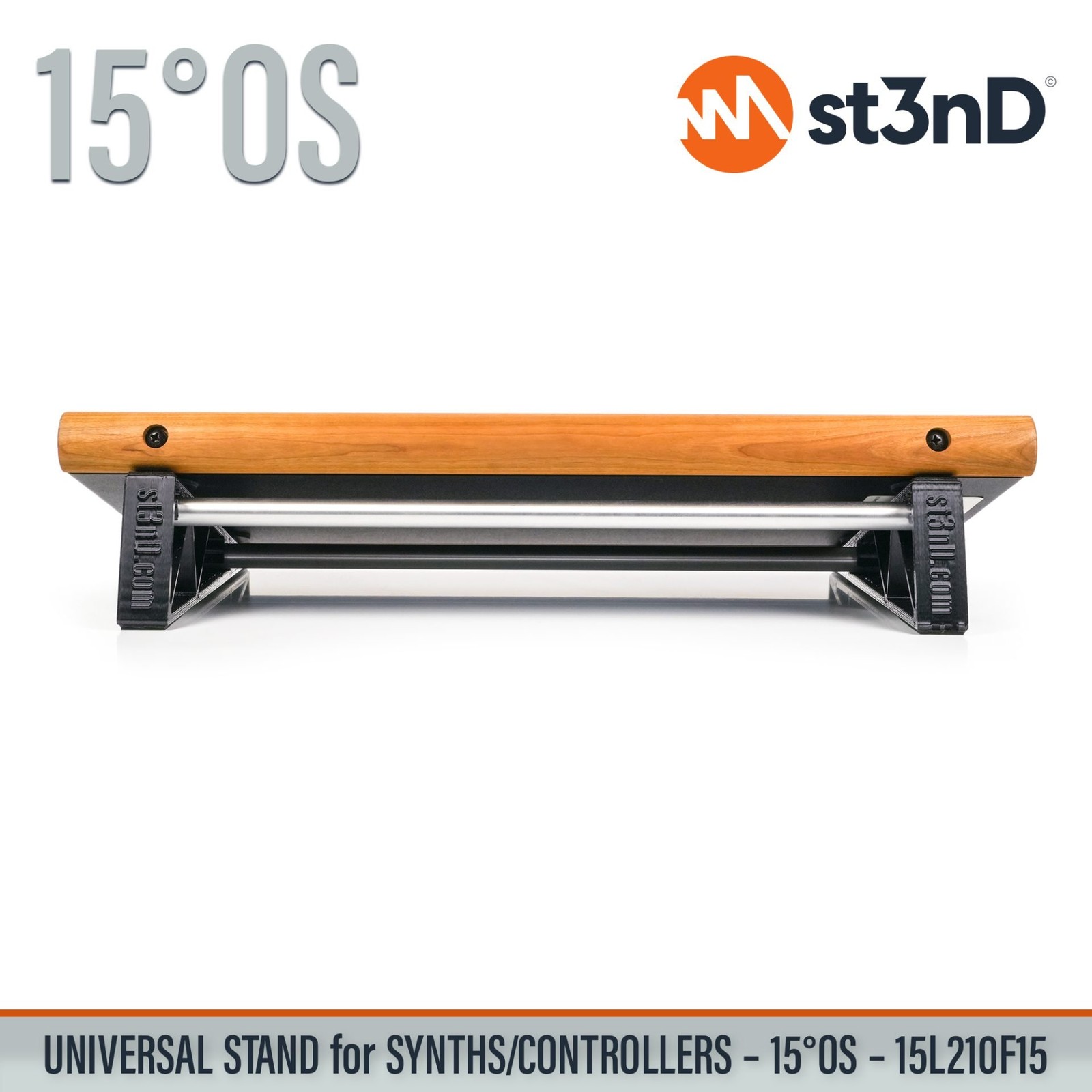 UNIVERSAL STAND for SYNTHS / CONTROLLERS - 15° - Open Style - 15L210F15
