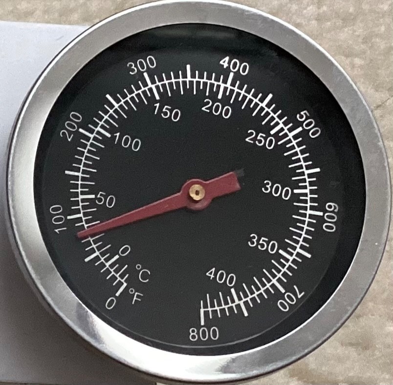 F&C 2.4" BBQ FRYER MEAT TURKEY POULTRY THERMOMETER TEMP GAUGE!