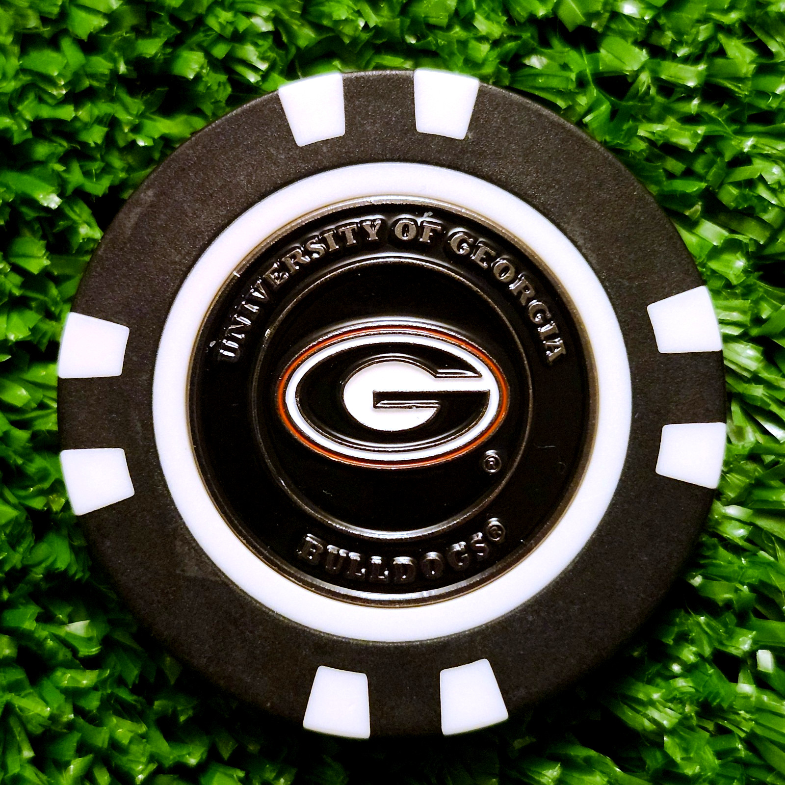 Georgia Bulldogs Golf Ball Marker Magnetic Poker Chip New