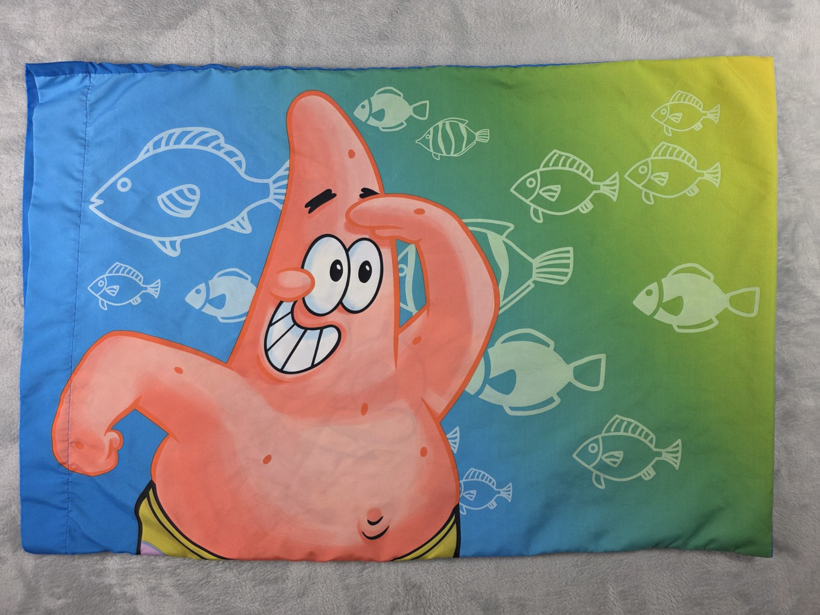 SpongeBob Squarepants Nickelodeon 2012 Pillow Case Standard Pillowcase Patrick
