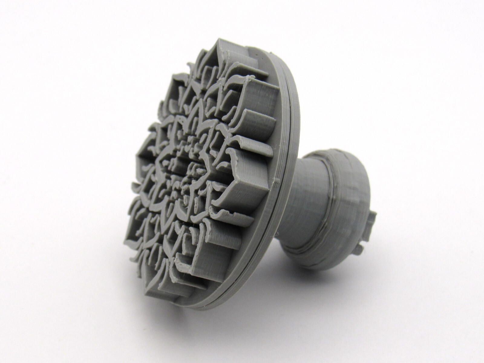 Mandala Clay Pottery Texture Stamp Accent Design 2