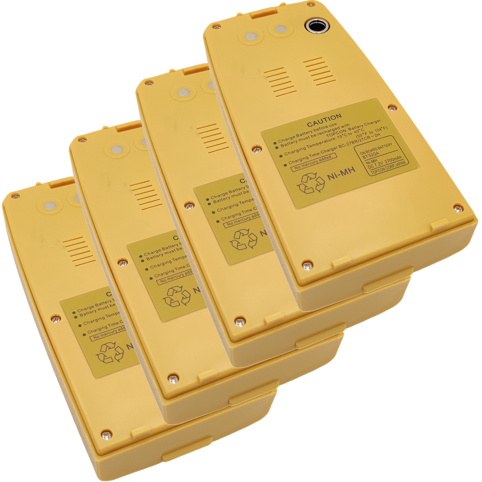 4Pcs 7.2V BT-52QA Total Station Battery NiMH for GTS/GPT Series Surveying BT-52Q