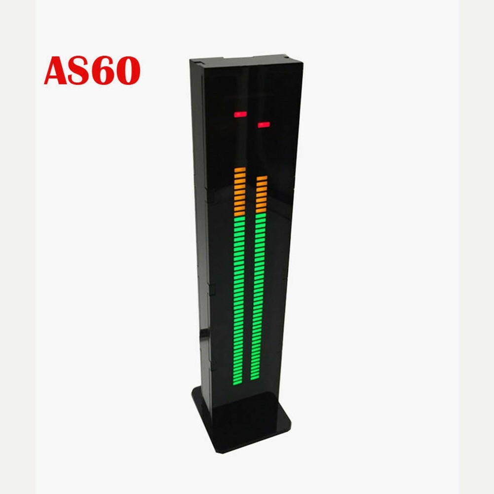 for Professional grade AS60 Dual channel LED Volume Meter for Audio Analysis