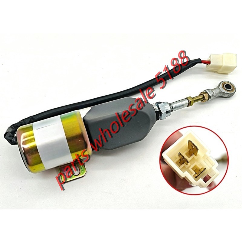 24V Stop Solenoid Valve 6108-1115030 For Diesel Excavator